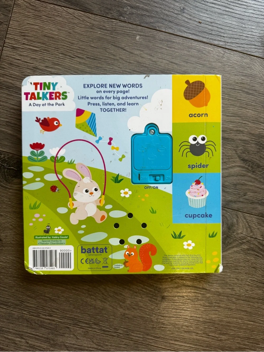 Battat Tiny Talkers Interactive Board Book - Multi-Color